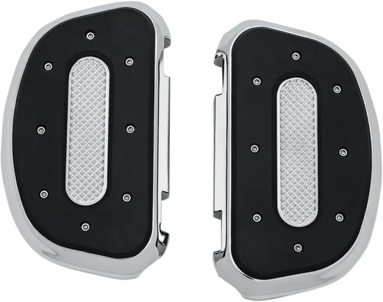 Kuryakyn Chrome Heavy Industry Passenger Floorboards Set