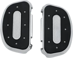 Kuryakyn Chrome Heavy Industry Passenger Floorboards Set