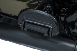 Kuryakyn Black Folding Heavy Industry Driver or Passenger Floorboards Set