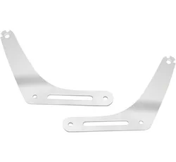 Kuryakyn Chrome Multi-Purpose Fixed Plate Backrest Mount Kit
