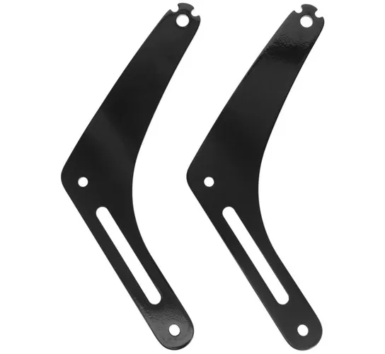 Kuryakyn Black Multi Purpose Fixed Plate Backrest Mount Kit