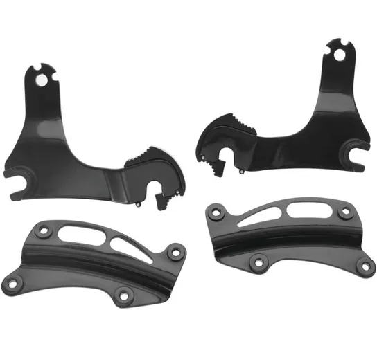 Kuryakyn Black Multi Purpose Fixed Plate Backrest Mount Kit