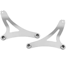 Kuryakyn Chrome Multi-Purpose Fixed Plate Backrest Mount Kit