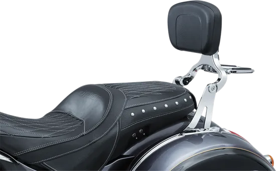 Kuryakyn Chrome Multi-Purpose Fixed Plate Backrest Mount Kit