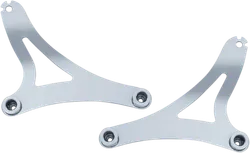 Kuryakyn Chrome Multi-Purpose Fixed Plate Backrest Mount Kit