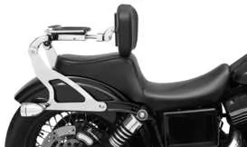 Kuryakyn Chrome Multi-Purpose Fixed Plate Backrest Mount Kit