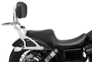 Kuryakyn Chrome Multi-Purpose Fixed Plate Backrest Mount Kit