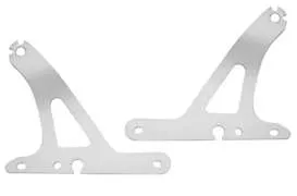 Kuryakyn Chrome Fixed Plate Backrest Mount Kit