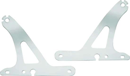 Kuryakyn Chrome Fixed Plate Backrest Mount Kit