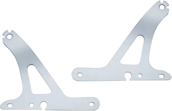 Kuryakyn Chrome Fixed Plate Backrest Mount Kit