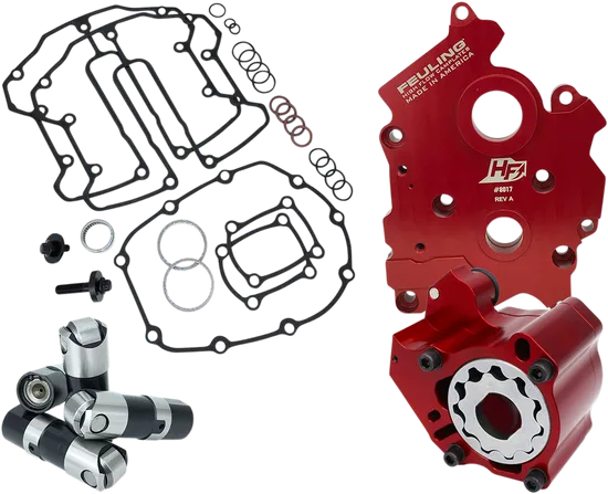 Feuling Race  M8 Oil System Twin Cooled Kit w Gear or Chain Drive