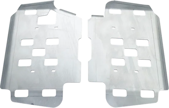 Moose Aluminum Left Right Floor Board Skid Plate Pair