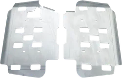 Moose Aluminum Left Right Floor Board Skid Plate Pair