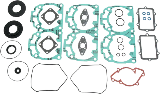 Vertex Complete Engine Rebuild Gasket Kit with Oil Seals