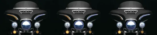 Kuryakyn Sequential LED Bat Lashes Batwing Accent Light