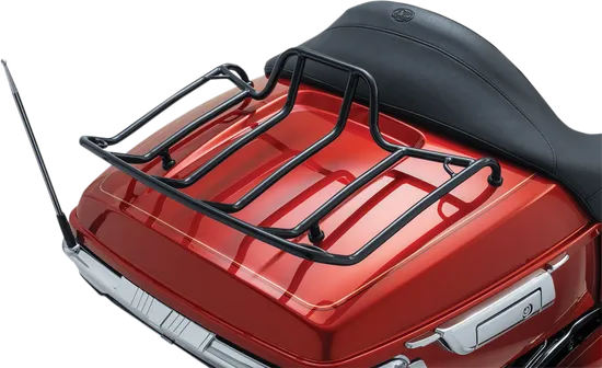 Kuryakyn Gloss Black Tour-Pak Luggage Rack Steel 20x12in.