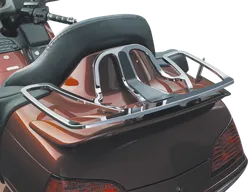 Kuryakyn Cast Aluminum Luggage Rack With Mount Chrome