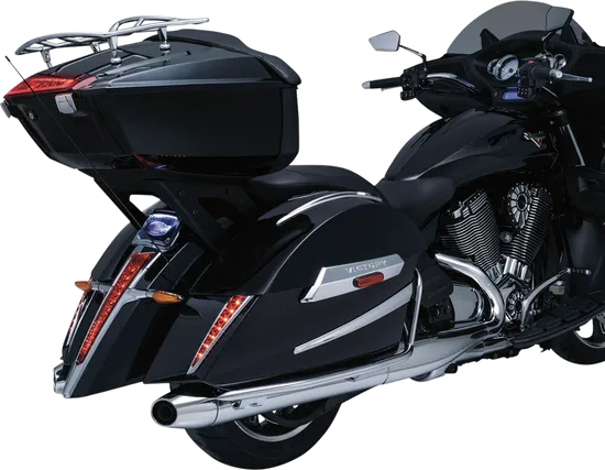 Kuryakyn Multi-Rack Adjustable Luggage Rack Chrome