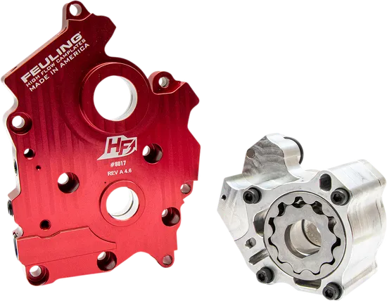 Feuling HP+ High Volume Engine Twin Cooled Oil Pump w Cam Plate