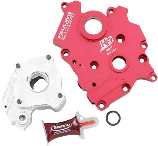 Feuling HP+ High Volume Engine Twin Cooled Oil Pump w Cam Plate