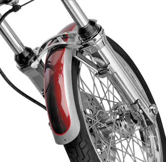 Kuryakyn Front Lower Fork Leg Skins Guards Chrome