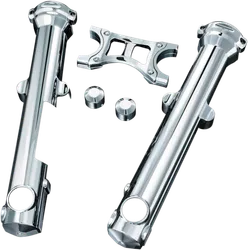 Kuryakyn Front Lower Fork Leg Skins Guards Chrome