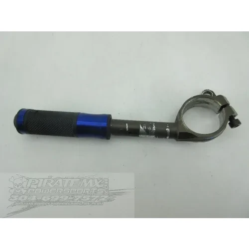 Left Clip-On Clip Side Handle Bar 2003 Kawasaki Ninja ZX6R ZX636C 856 3