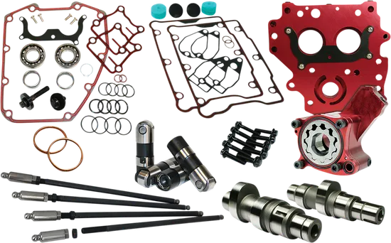 Feuling Race 630 Gear Drive Cam Kit w ADJ Pushrod and Short Lifters