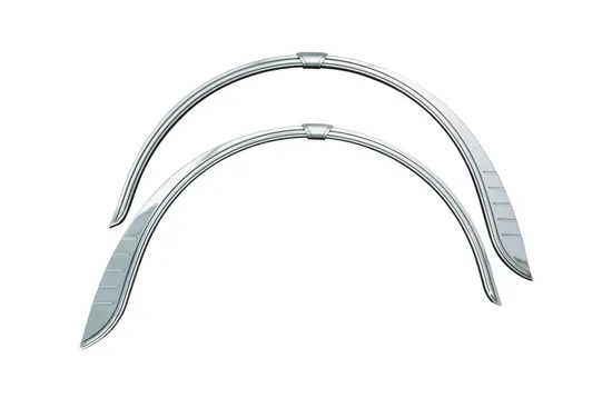 Kuryakyn Chrome Rear Fender Flares Pair