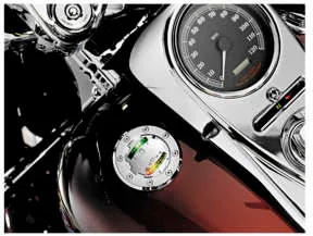 Kuryakyn Informer LED Gas Petrol Fuel Battery Gauge