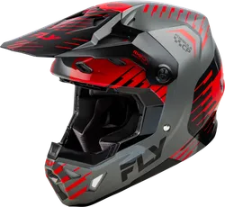 Fly Racing Adult Unisex Formula CP Helmet MX Full Face M Gray Red Black