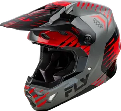 Fly Racing Adult Unisex Formula CP Helmet MX Full Face XL Gray Red Black