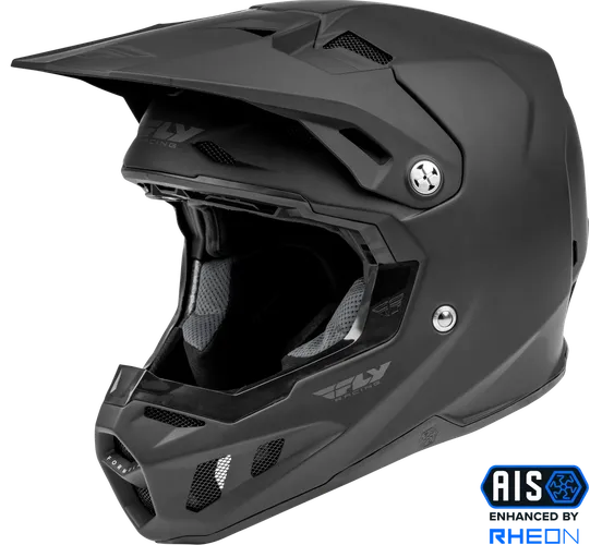 Fly Racing Adult Unisex Formula CC Solid Helmet Full Face XS Black