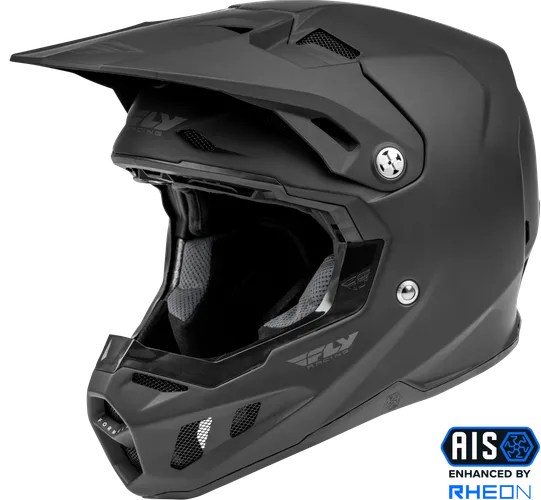 Fly Racing Youth Unisex Formula CC Solid Helmet Full Face L Black
