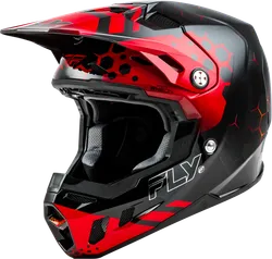 Fly Racing Adult Unisex Formula CC Helmet MX Full Face M Black Red Orange