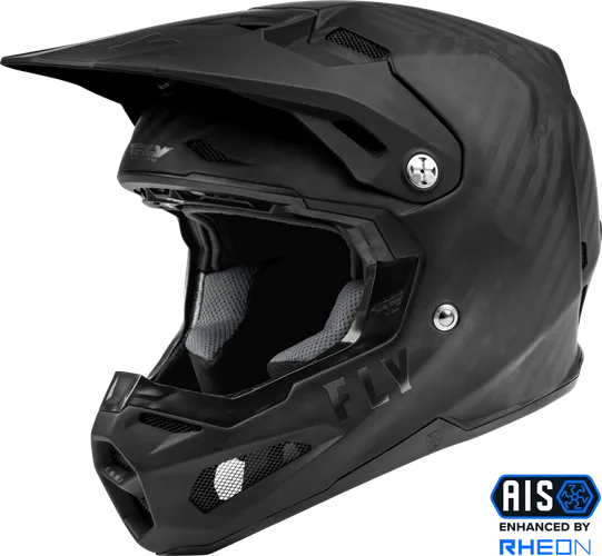 Fly Racing Adult Unisex Formula Carbon Solid Helmet Full Face XS Black