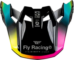 Fly Racing Formula S Carbon Legacy Visor '24 Adult Black Blue Pink Legacy
