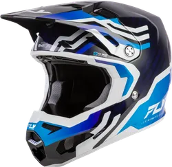 Fly Racing Youth Unisex Formula S Carbon Byte Helmet MX Full Face L Gray Blue White