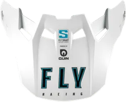 Fly Racing Formula S Visor '25 Youth Adult White Protocol