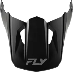 Fly Racing Kinetic Helmet Visor '25 Youth Matte Black Solid
