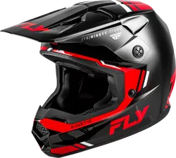 Fly Racing Adult Unisex Kinetic Verdict Helmet MX Full Face M Black Red