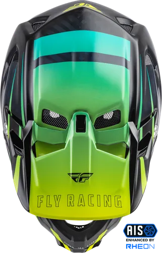 Fly Racing Adult Unisex Werx-R Carbon Helmet Full Face L Teal Fluorescent Yellow