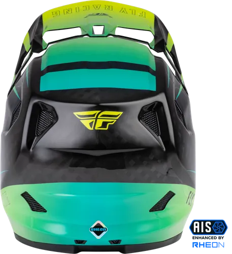 Fly Racing Adult Unisex Werx-R Carbon Helmet Full Face XL Teal Fluorescent Yellow