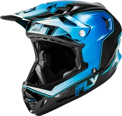 Fly Racing Adult Unisex Werx-R Flow Carbon Helmet Bicycle XL Black Blue White