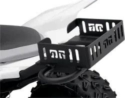 DG Six-Pack Rear Luggage Can Drink Cooler Rack Aluminum Black