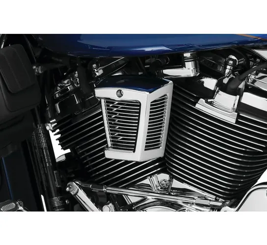 Kuryakyn Black Machined Aluminum Hypercharger Horn Cover