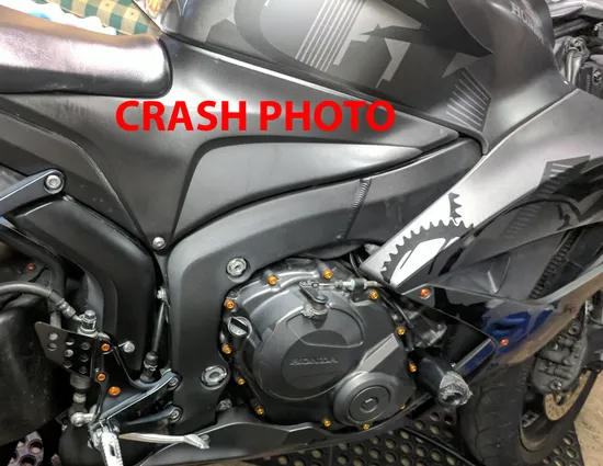 Shogun Standard Black Frame Sliders Engine Guards Crash Protectors