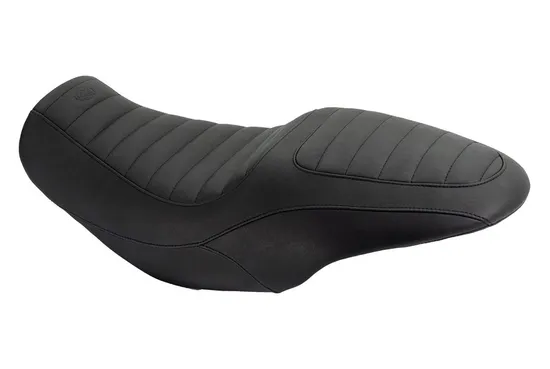 Mustang Black Tuck Roll Tripper Fastback 1 Pc Seat