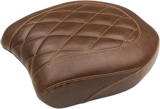 Mustang Brown Diamond Stitch Wide Tripper Passenger Seat