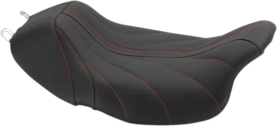 Mustang Black w Red Gravity Stitch Revere Journey Solo Seat